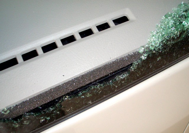 ガラス交換施工前